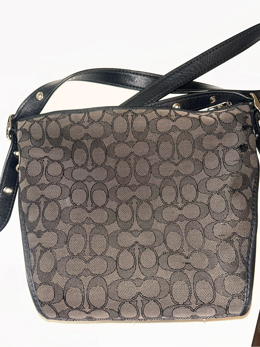 Coach Signature Canvas Crossbody Shoulder Bag - Picture 2 of 9